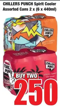Boxer Superstores CHILLERS PUNCH Spirit Cooler Assorted offer