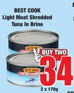 Boxer Superstores BEST COOK Light Meat Shredded Tuna In Brine offer