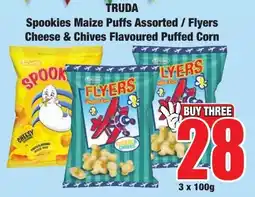 Boxer Superstores TRUDA Spookies Maize Puffs Assorted offer
