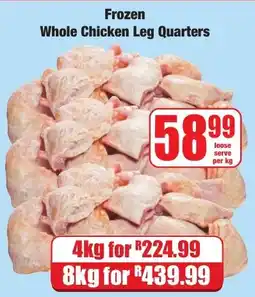 Boxer Superstores Frozen Whole Chicken Leg Quarters offer