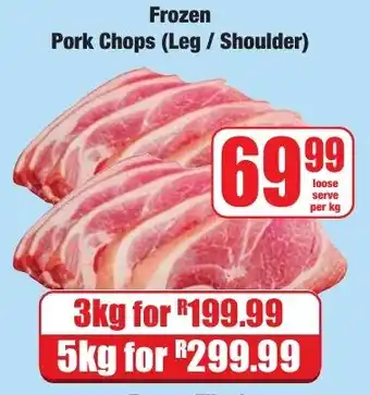 Boxer Superstores Frozen Pork Chops (Leg / Shoulder) offer