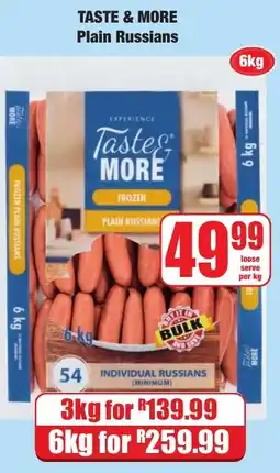 Boxer Superstores Taste & More Plain Russians offer