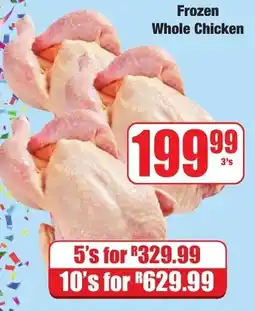 Boxer Superstores Frozen Whole Chicken offer
