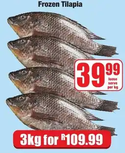 Boxer Superstores Frozen Tilapia offer