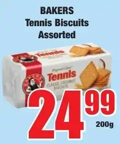 Boxer Superstores Bakers Tennis Biscuits Assorted offer