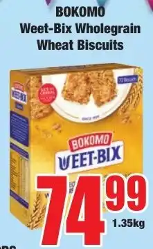 Boxer Superstores Bokomo Weet-Bix Wholegrain Wheat Biscuits offer