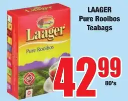 Boxer Superstores Laager Pure Rooibos Teabags offer