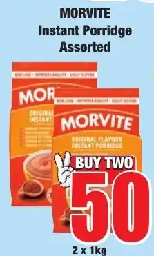 Boxer Superstores MORVITE Instant Porridge Assorted offer