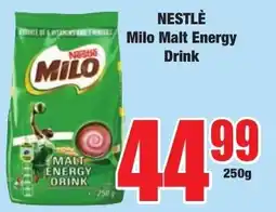 Boxer Superstores Nestle Milo Malt Energy Drink offer