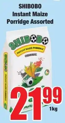 Boxer Superstores SHIBOBO Instant Maize Porridge Assorted offer