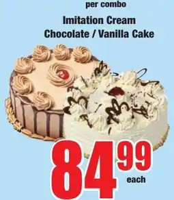 Boxer Superstores Imitation Cream Chocolate / Vanilla Cake offer