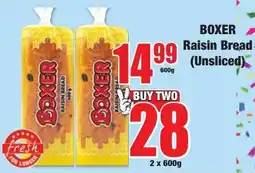 Boxer Superstores Boxer raisin bread (unsliced) offer