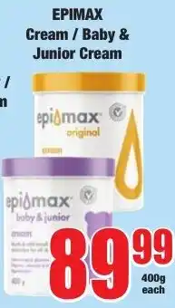 Boxer Superstores epimax Cream / Baby & Junior Cream offer