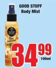 Boxer Superstores GOOD STUFF Body Mist offer