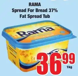 Boxer Superstores Rama Spread For Bread 37% Fat Spread Tub offer