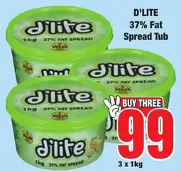 Boxer Superstores D'Lite 37% Fat Spread Tub offer