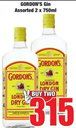 Boxer Superstores GORDON'S Gin Assorted offer
