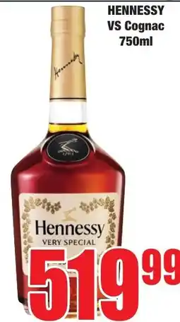 Boxer Superstores Hennessy VS Cognac offer