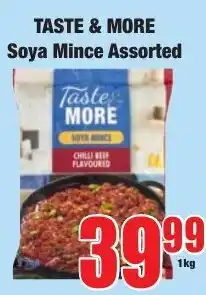 Boxer Superstores Taste & More Soya Mince Assorted offer