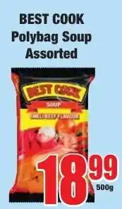 Boxer Superstores BEST COOK Polybag Soup Assorted offer
