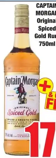 Boxer Superstores Captain Morgan Original Spiced Gold offer