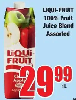 Boxer Superstores LIQUI-FRUIT 100% Fruit Juice Blend Assorted offer