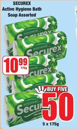 Boxer Superstores Securex Active Hygiene Bath Soap Assorted offer