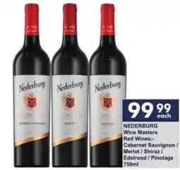 President Liquor Nederburg Wine Masters Red Wines offer