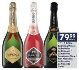 President Liquor J.C. LE ROUX Sparkling Wines offer