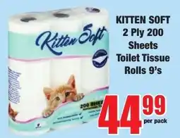 Boxer Superstores Kitten Soft Toilet Tissue offer
