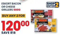 Econo Foods Eskort Bacon or Cheese Grillers offer