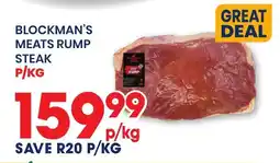 Econo Foods Blockman's Meats Rump Steak offer