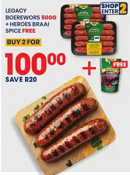 Econo Foods Legacy Boerewors offer