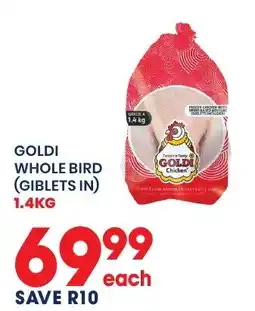 Econo Foods GOLDI WHOLE BIRD (GIBLETS IN) offer