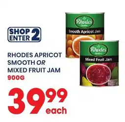Econo Foods Rhodes Apricot Smooth or Mixed Fruit Jam offer