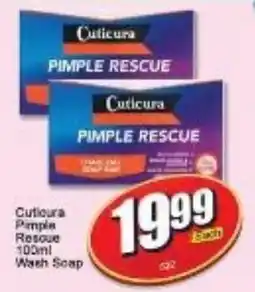 A5 Cash & Carry Cuticura Pimple Rescue Wash Soap offer