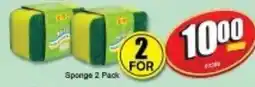 A5 Cash & Carry Sponge 2 Pack offer