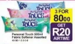 A5 Cash & Carry Personal Touch Fabric Softener Assorted offer