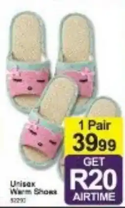 A5 Cash & Carry Unisex Warm Shoes offer