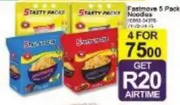 A5 Cash & Carry Fastmove 5 Pack Noodles offer