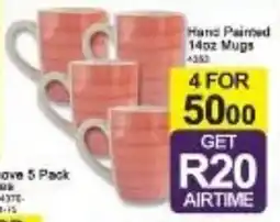 A5 Cash & Carry Hand Painted Mugs offer