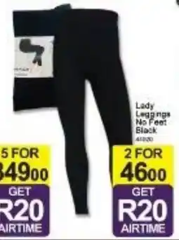 A5 Cash & Carry Lady Leggings No Feet Black offer