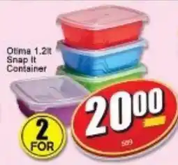 A5 Cash & Carry Otima Snap It Container offer