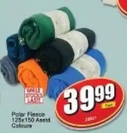 A5 Cash & Carry Polar Fleece Assorted offer