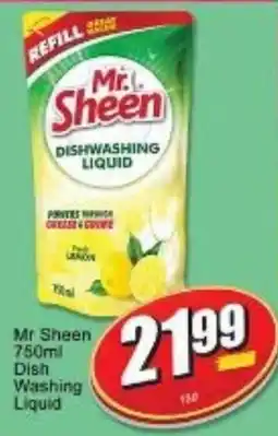 A5 Cash & Carry Mr Sheen Dish Washing Liquid offer
