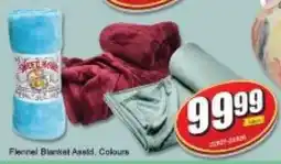 A5 Cash & Carry Sweet Home Flannel Blanket Assorted offer