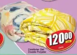A5 Cash & Carry Comforter Set Double Polyester offer