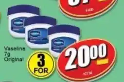 A5 Cash & Carry Vaseline 7g Original offer