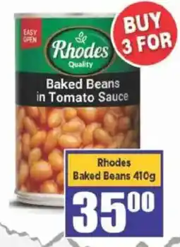 Big Save Rhodes Baked Beans in Tomato Sauce offer