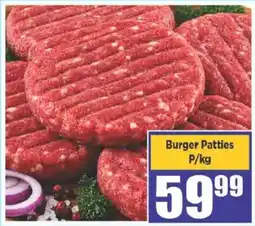 Big Save Burger Patties offer
